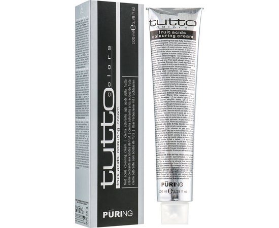 Стойкая крем-краска для волос с фруктовыми кислотами Puring Tutto Colors Fruity, 100 ml, изображение 2