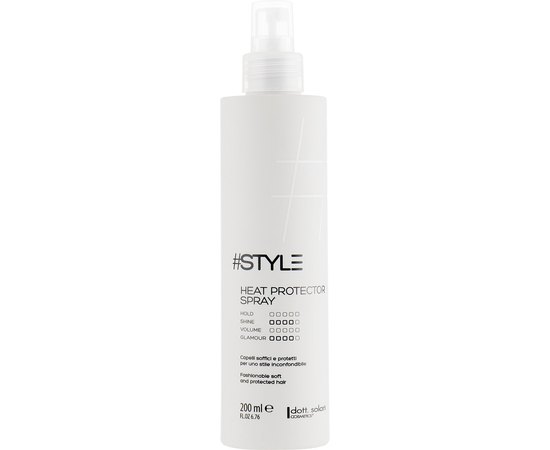 Термозащитный спрей для волос Dott. Solari Style Heat Protector Spray, 200 ml
