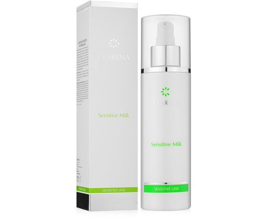 Деликатное молочко для демакияжа Clarena Sensitive Line Sensitive Milk, 200 ml, изображение 2