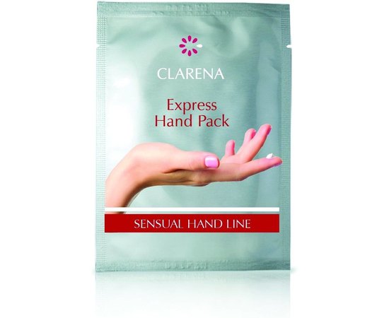 Clarena Hand Line Express Hand Pack Експрес маска для шкіри рук у вигляді рукавичок, 1 пара, фото 