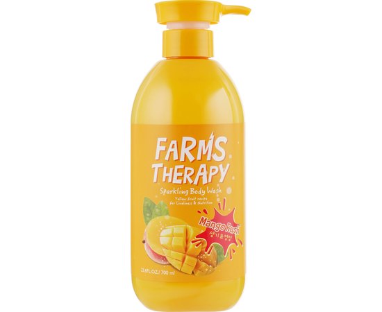 Гель для душу Манго Farms Therapy Sparkling Body Wash Mango, 700 ml, фото 