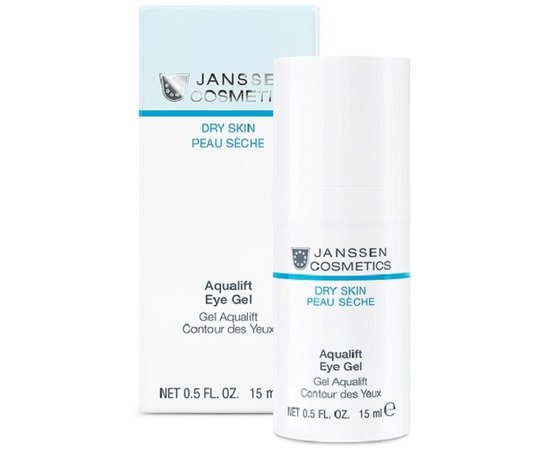 Гель для повік Janssen Cosmeceutical Dry Skin Aqualift Eye Gel, 15 ml, фото 