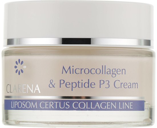 Clarena Bio Liposom Microcollagen & Peptide P3 Cream Крем з мікроколлагеном і біоміметичні пептидом, 50 мл, фото 