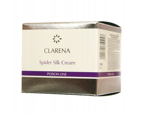 Крем с шелком паука и молочными протеинами Clarena Spider Silk Cream, 50 ml, изображение 2