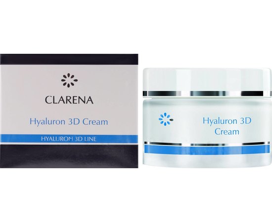 Крем ультра увлажняющий с 3 видами гиалуроновой кислоты Clarena Hyaluron 3D Cream, 50 ml