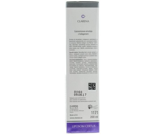 Липосомальная эмульсия с коллагеном Clarena Bio Liposom Certus Collagen Emulsion, 200 ml, изображение 2