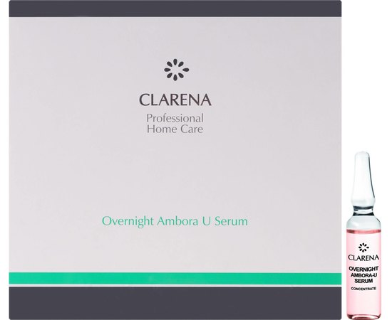 Clarena Bio Redless U Overnight Anti-Rosacea Serum Нічна сироватка для шкіри з розацеа і куперозом, 10 x 3 мл, фото 