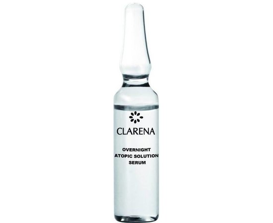 Ночная сыворотка успокаивающая Clarena Atopic Line Overnight Atopic Solution Serum, 10x3 ml