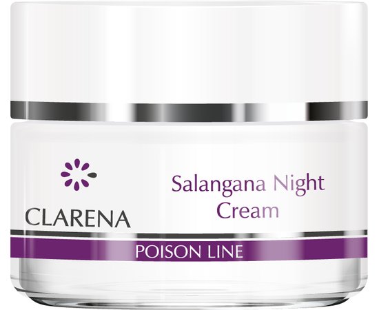 Ночной крем липосомальный антивозрастной со слюной ласточки Clarena Poison Line Salangana Night Cream, 50 ml