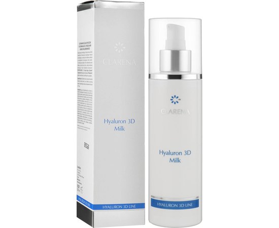 Clarena Hyaluron 3d Milk Молочко очищаюче з тривимірним зволоженням, 200 мл, фото _ab__is.image_number.default