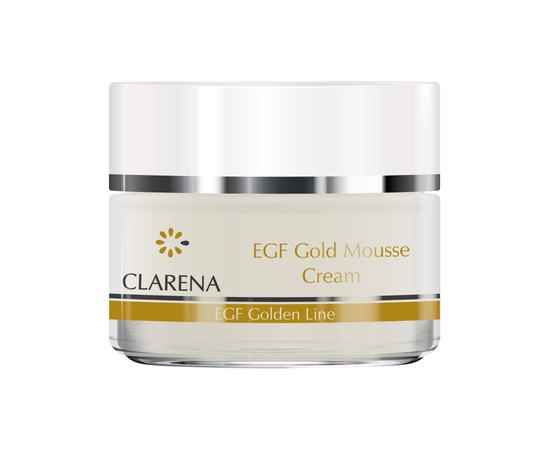 Clarena EGF Mousse Cream Пептидний крем-мус з колоїдним золотом та BIO-плацентою, 50 мл, фото 