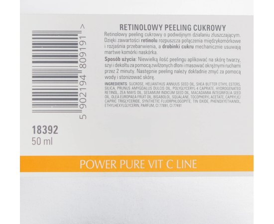 Clarena Retinol Sugar Peeling Цукровий пілінг з ретинолом, 50 мл, фото _ab__is.image_number.default