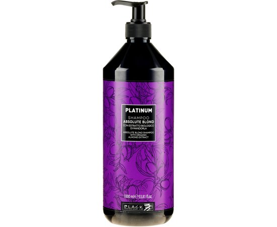 Шампунь для осветленных волос Black Professional Line Platinum Absolute Blond Shampoo , изображение 2