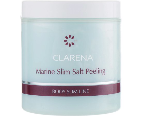 Солевой скраб для тела, рук и ног Clarena Body Slim Marine Slim Salt Peeling, 250 ml