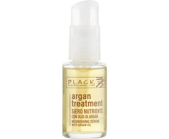 Сыворотка для волос с аргановым маслом кератином и колагеном Black Professional Line Argan Treatment Serum, 50 ml