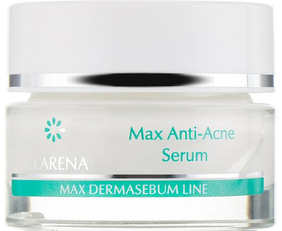 Clarena Max Dermasebum Anti-Acne Serum Cиворотка проти акне локальної дії, 15 мл, фото 
