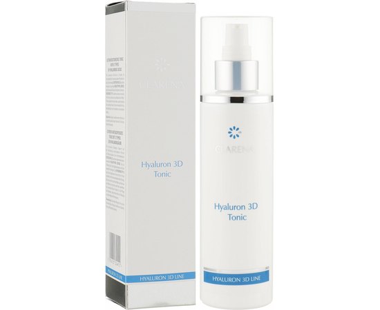 Тоник ультра увлажняющий с 3 видами гиалуроновой кислоты Clarena Hyaluron 3D Tonic, 200 ml, изображение 3