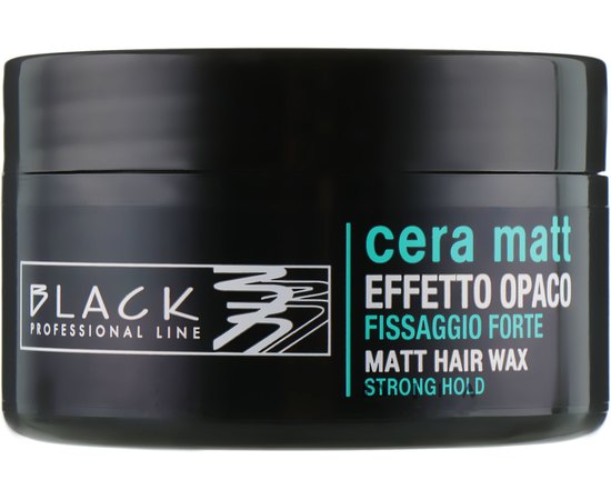 Воск для волос с матовым эффектом Black Professional Line Matt Effect Strong Hold Wax, 100 ml