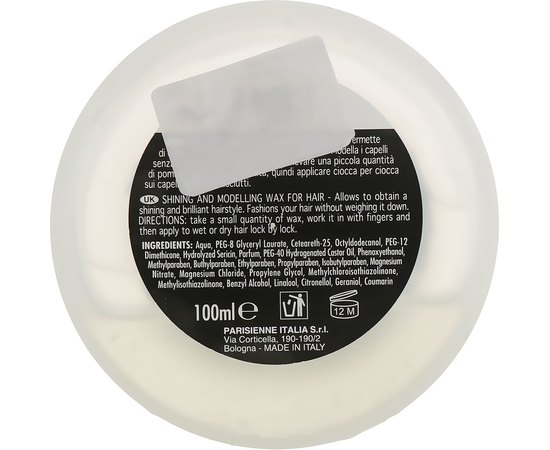 Воск для волос с мокрым эффектом Black Professional Line Water Wax Shine And Shape, 100 ml, изображение 2