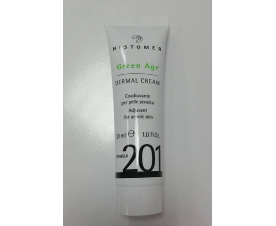 Восстанавливающий крем для проблемной кожи Histomer Formula 201 Green Age Dermal Cream, 30 ml, изображение 2