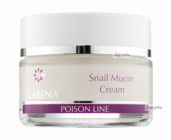 Восстанавливающий крем со слизью улитки Clarena Poison Line Snail Mucin Cream, 50 ml
