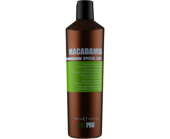 Kay Pro Special Care Macadamia Regenerating Shampoo Відновлюючий шампунь з маслом макадамії, фото 