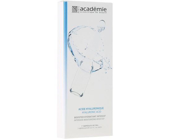 Academie Hyaluronique Intensive Hydratant Booster Ампули Гіалуронова кислота, 7 ампул х 2 мл, фото 