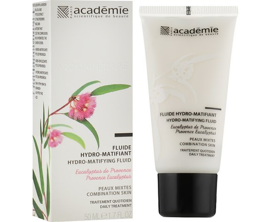 Эмульсия увлажняющая матирующая Прованский эвкалипт Academie Aromatherapie Hydro-Matifying Fluid, 50 ml, изображение 2