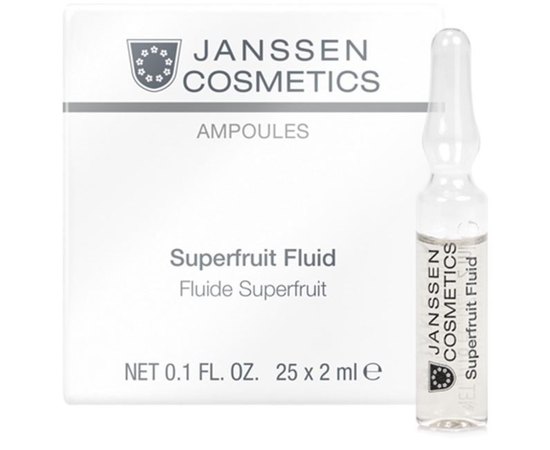 Фруктовые ампулы с витамином С Janssen Cosmeceutical Superfruit Fluid, изображение 2