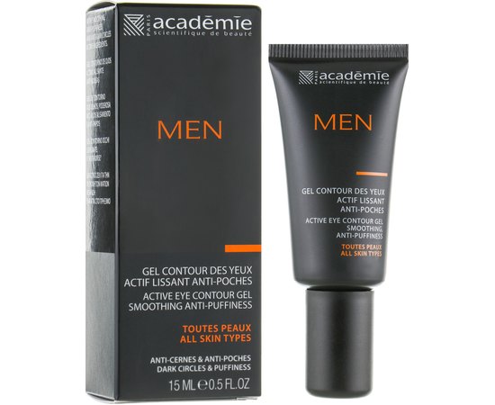 Academie Gel Contour Des Yeux Actif Lissant Anti-Poches Гель для контуру очей від набряків і зморшок, 15 мл, фото _ab__is.image_number.default