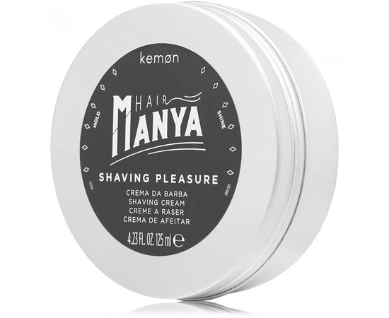 Kemon Hair Manya Shaving Pleasure Крем для гоління, 125 мл, фото 