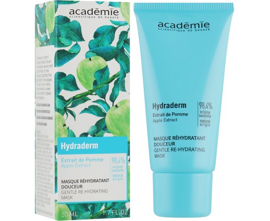 Крем-маска смягчающая восстанавливающая Academie Hydraderm Masque-Creme Rehydratant Douceur, 50 ml, изображение 2