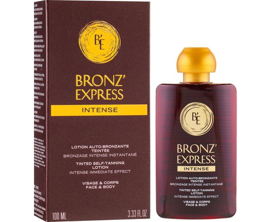 Academie Bronz'Express Intense Tinted Self-Tanning Lotion Лосьон-автозагар для обличчя і тіла, 100 мл, фото _ab__is.image_number.default