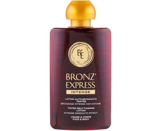 Academie Bronz'Express Intense Tinted Self-Tanning Lotion Лосьон-автозагар для обличчя і тіла, 100 мл, фото 