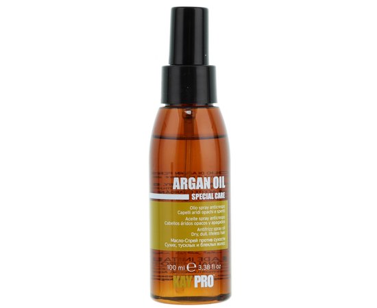 Масло-спрей против сухости с маслом Аргана Kay Pro Special Care Argan Oil Antifrizz Spray Oil, 100 ml, изображение 2