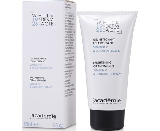 Academie Brightening Cleansing Gel Vitamin C & Liquorice Extract Освітлюючий гель, 150 мл, фото _ab__is.image_number.default