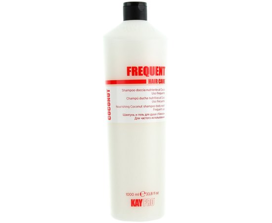 Питательный шампунь-гель для душа с кокосом Kay Pro Hair Care Frequent Nourishing Coconut Shampoo Body Wash, 1000 ml