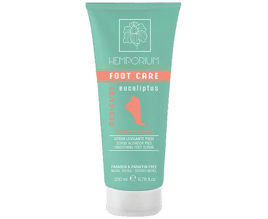 Скраб для гладкости ног с эвкалиптом Kay Pro Hemporium Foot Care Foot Scrub, 200 ml