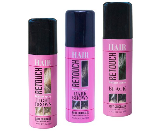 Kay Pro Hair Color Hair Retouch Instant Spray Спрей для фарбування коренів, 75 мл, фото 