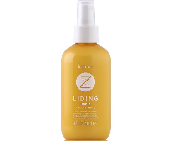 Kemon Liding Bahia Spray Hair & Body Спрей для захисту волосся під час перебування на сонці, 200 мл, фото 