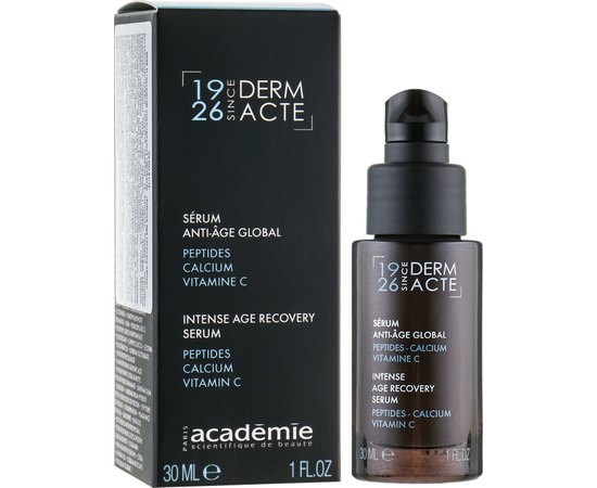 Сыворотка интенсивная омолаживающая Academie Derm Acte Intense Age Recovery Serum, 30 ml, изображение 2 Сыворотка интенсивная омолаживающая Academie Derm Acte Intense Age Recovery Serum, 30 ml, изображение 2