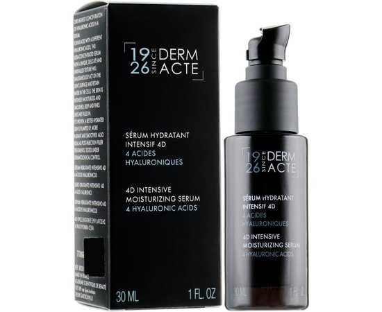 Сыворотка интенсивная увлажняющая 4D Academie Derm Acte 4D Intensive Moisturizing Serum, 30 ml, изображение 2