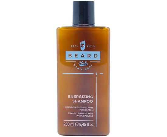 Тонизирующий шампунь для мужчин Kay Pro Beard Club Energizing Shampoo, 250 ml