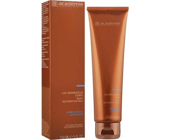 Успокаивающее молочко для тела Academie Bronzecran Body Restorative Milk, 150 ml, изображение 2 Успокаивающее молочко для тела Academie Bronzecran Body Restorative Milk, 150 ml, изображение 2