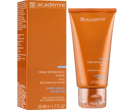 Успокаивающий крем для лица Academie Bronzecran Face Restorative Cream, 50 ml, изображение 2