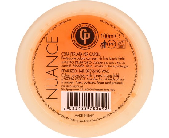 Віск-блиск з перламутровим блиском Nuance Pearlized Hair Dressing Wax CP, 100 ml, фото _ab__is.image_number.default