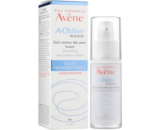 Антивозрастной крем для контура глаз Avene A-Oxitive Smoothing Eye Contour Cream, 15 ml, изображение 2