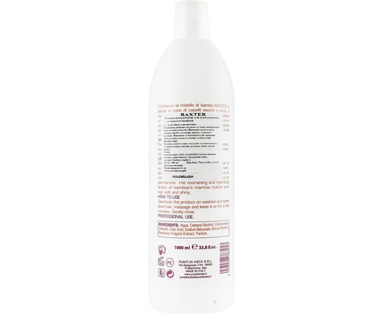 Бальзам-кондиционер для сухих волос Бамбук Baxter Bamboo's Marrow Conditioner For Dry Hair, 1000 ml, изображение 2