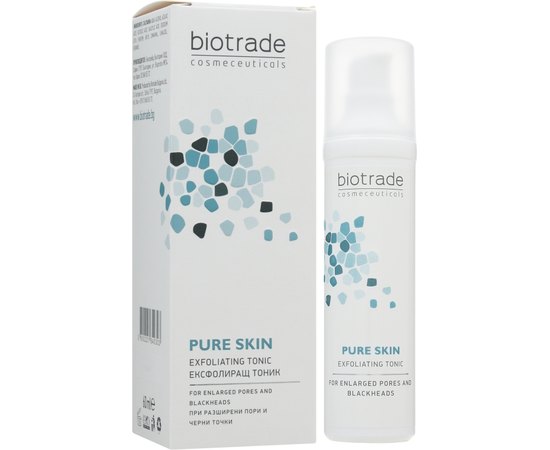 Biotrade Pure Skin Exfoliant Tonic Тоник отшелушивающий с кислотами для химического пилинга в домашних условиях, изображение 2