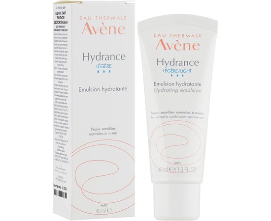 Эмульсия для лица легкая увлажняющая Avene Hydrance Light Hydrating Emulsion, 40 ml, изображение 2